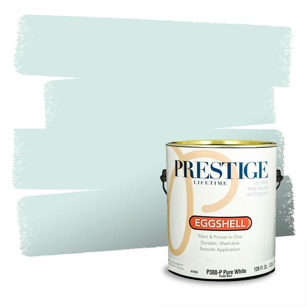 PRESTIGE Paints Interior Paint and Primer In One, 1-Gallon, Semi-Gloss, Comparable Match of Valspar* Dewdrop* — view 1649