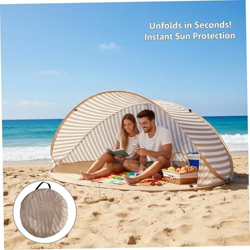 Baby Beach Tent, Beach Tent for Kids, Sun Shelter with UPF 50+ Sun Protection, Instant Baby for Outdoor Camping, Park & Sand — view 5
