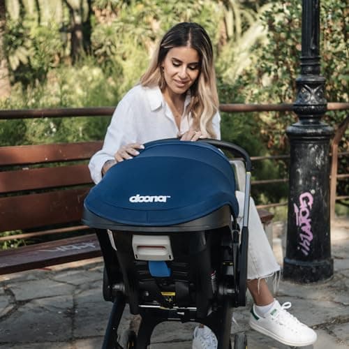 Doona Car Seat & Stroller, Nitro Black - All-in-One Travel System — view 6