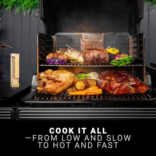 MEATER Pro: Smart Bluetooth Wireless Meat Thermometer Digital | 550°C Heat Resistance | Long Range | Certified Accuracy | BBQ, Oven, Grill, Smoker, Air Fryer, Deep Fryer — view 4