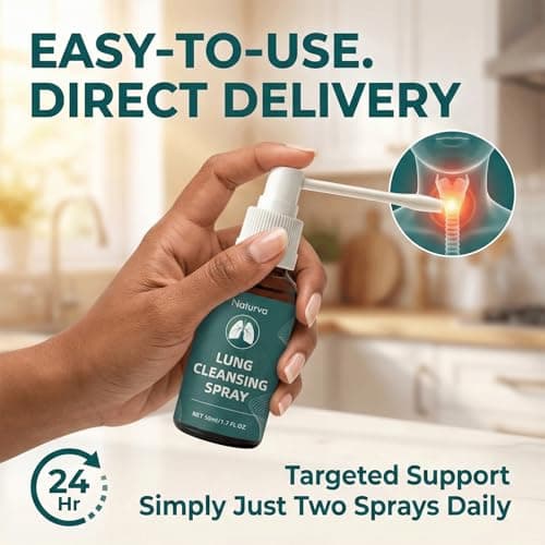 Naturva Lung Cleansing Spray,Calendula Herbal Lung Cleansing Spray,Powerful Lung Support & Cleanse (1pcs) — view 2