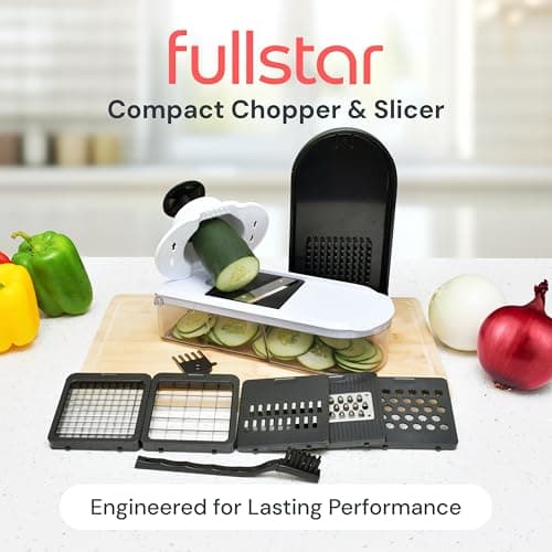 Fullstar Pro Core - Vegetable Chopper & Mandoline Slicer - 6 Blades