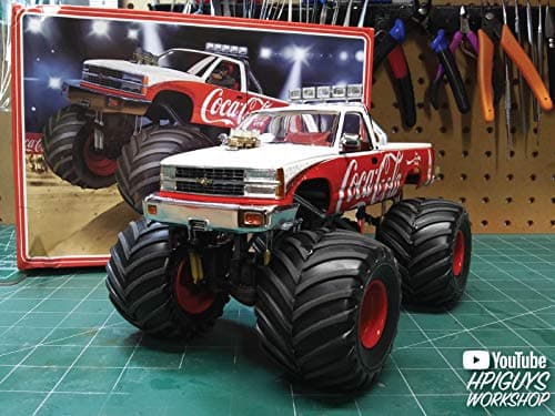 Skill 2 Model Kit Chevrolet Silverado Monster Truck Coca-Cola 1/25 Scale Model by AMT — view 4