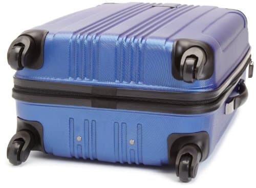 Kenneth Cole REACTION Out of Bounds Lightweight Hardshell 4-Wheel Spinner Luggage, Cobalt Blue, 24-Inch Checked — view 2