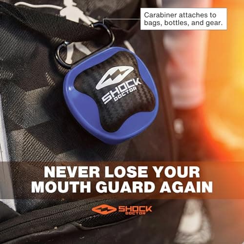 Shock Doctor Microbial Mouth Guard Case, Orange — view 5