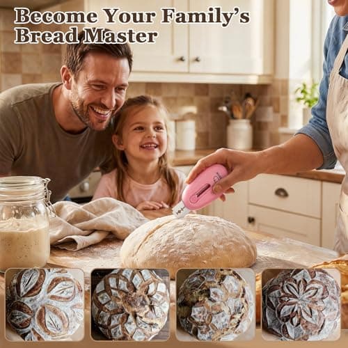 DRAXZOR 3-Pack Bread Lame, Professional Sourdough Scoring Tool Set — view 5