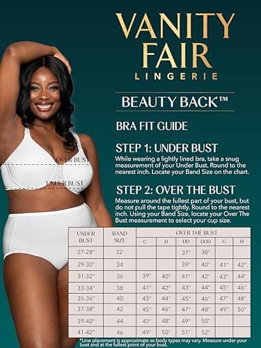Vanity Fair Women's Beauty Back Minimizer Full Figure Underwire Bra 76080 — view 5