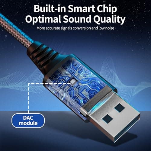 USB to Audio Jack Adapter, External Sound Card Jack Audio Adapter, USB-A to 3.5mm TRRS Female Headset for PS4/PS5/Headphone/Mac/Linux/PC Windows/Laptop/Desktops/Docking Station/iOS/Vista/(Gray) — view 4