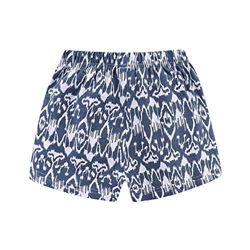 Mud Kingdom Toddler Girls Shorts Sets Bohemian Vintage Outfits 2 Piece Tassel Trim Elastic Waist Navy Blue 2T — view 2