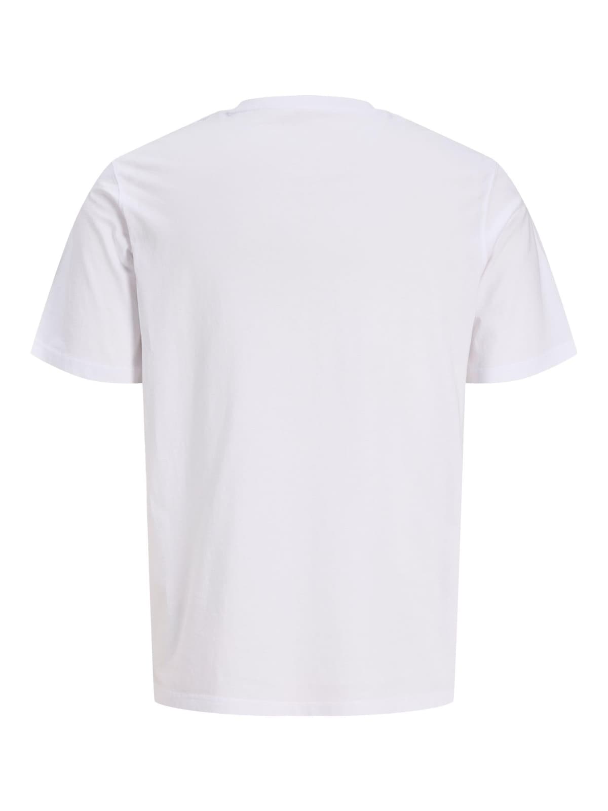 JACK & JONES T-Shirt Plain O-Neck T-Shirt — view 4