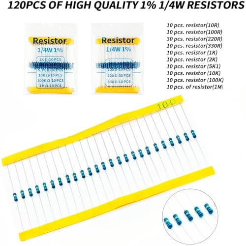 REXQualis Electronics Basic Kit w/Power Supply Module, Breadboard, Jumper Wire, LED,Resistor, comes with more than 300pcs sensors and components for fun and simple electronic projects. — view 5