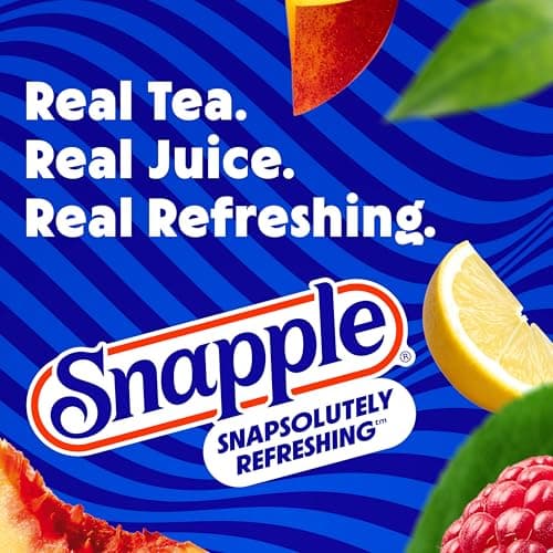 Snapple Apple Juice Drink, 16 Fl Oz Recycled Plastic Bottle, All Natural, No Artificial Flavors Or Sweeteners, Gluten-free, Contains 10% Real Juice 12 Pack — view 5