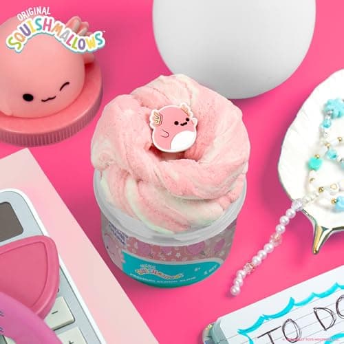 Original Squishmallows Archie The Axolotl Premium Cloud, 8 oz. Cotton Candy Scented with 3 Fun Add Ins, Great 6 Year Old Toys, Super Soft Sludge Toy — view 3