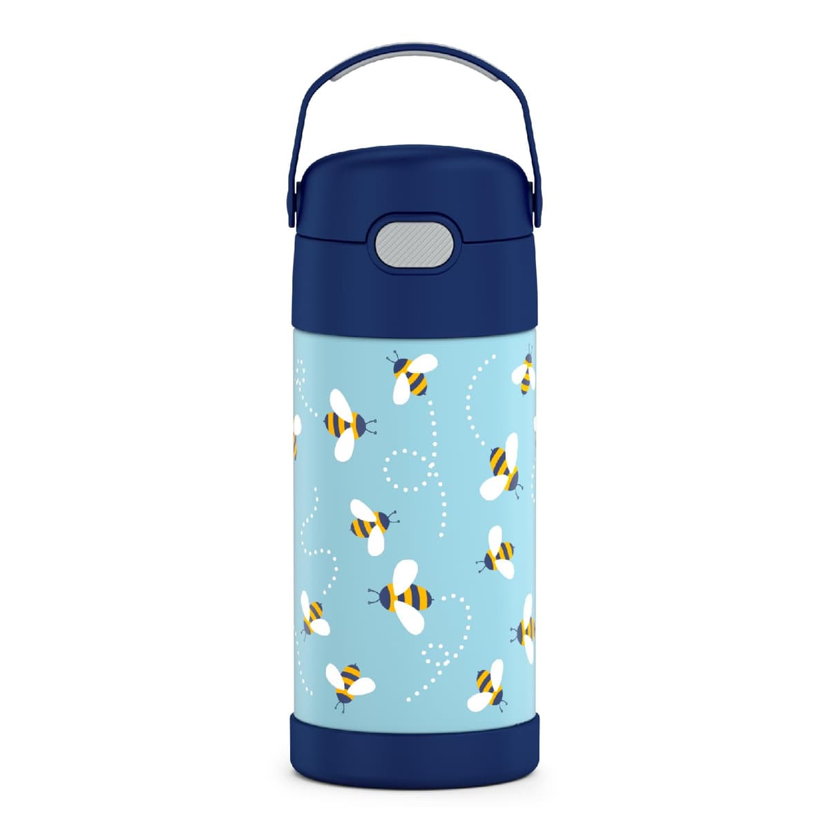 THERMOS FUNTAINER Water Bottle with Straw - 12 Ounce - Kids Stainless Steel Vacuum Insulated Water Bottle with Lid, Animal Presents — view 29