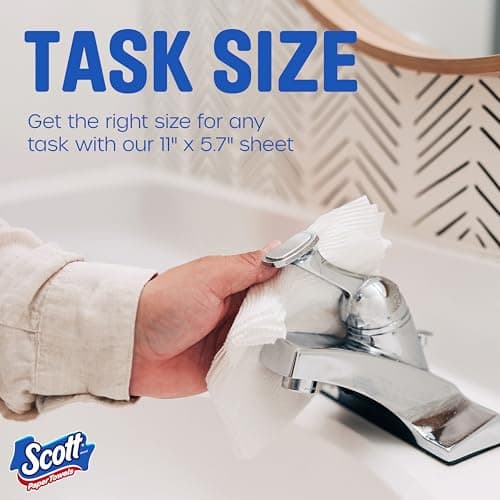 Scott Paper Towels, Task Size, 16 Family Double Rolls (119 Sheets Per Roll) — view 3
