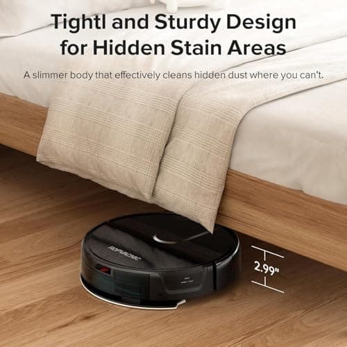 ROPVACNIC Robot Vacuum Cleaner Robot Vacuum and Mop Combo with 5200Pa Suction, Personalized Cleaning Adjustments, Self-Charging Robotic Vacuum Cleaner, Advanced Obstacle Avoidance — view 4