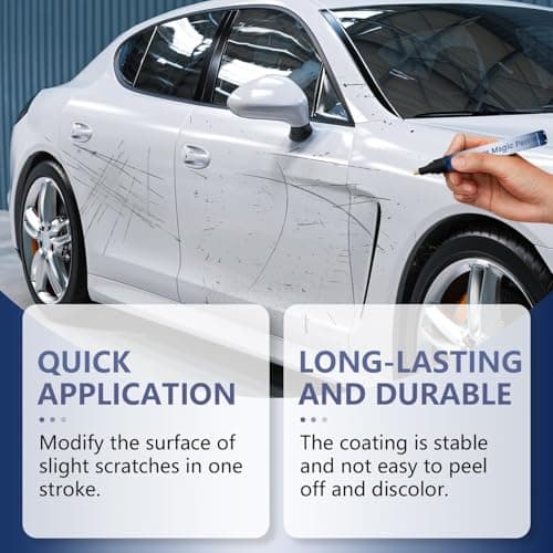 All Cars Magic Pen for Car Scratches, Quick Paint Scratch Repair Magic Car Scratch Removal Pen Flawless for All Vehicles, Easy Use Weatherproof Lasting — view 3