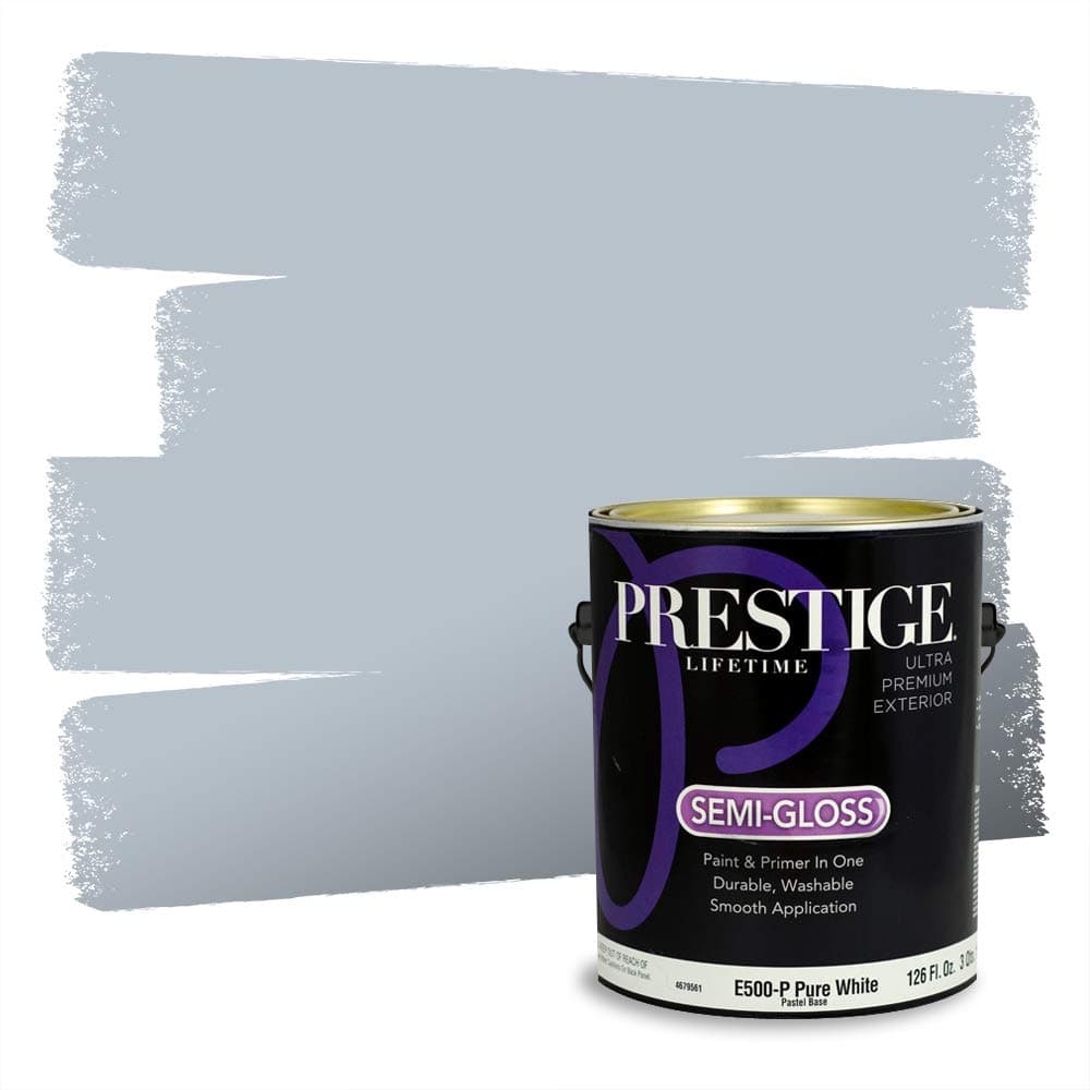 PRESTIGE Paints Interior Paint and Primer In One, 1-Gallon, Semi-Gloss, Comparable Match of Valspar* Dewdrop* — view 957