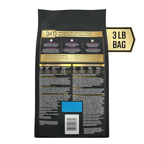 Purina Pro Plan AdvantEDGE Dry Cat Food, Senior Support+ Chicken & Rice Formula - 1.36 kg Bag (1 Pack)