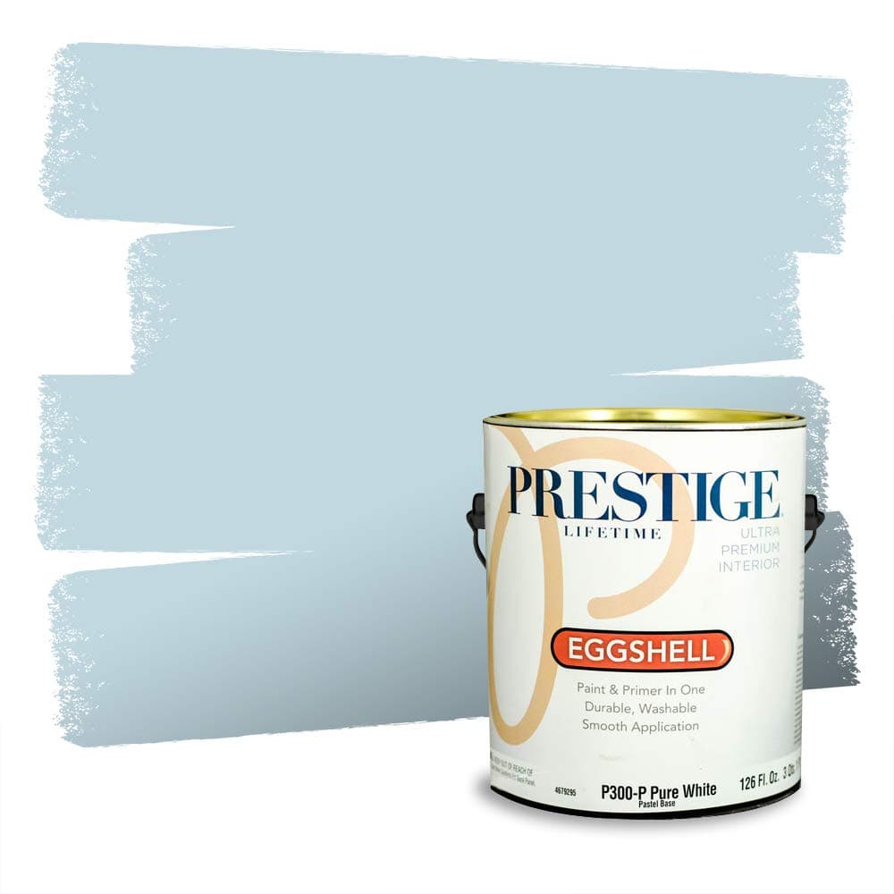 PRESTIGE Paints Interior Paint and Primer In One, 1-Gallon, Semi-Gloss, Comparable Match of Valspar* Dewdrop* — view 1097