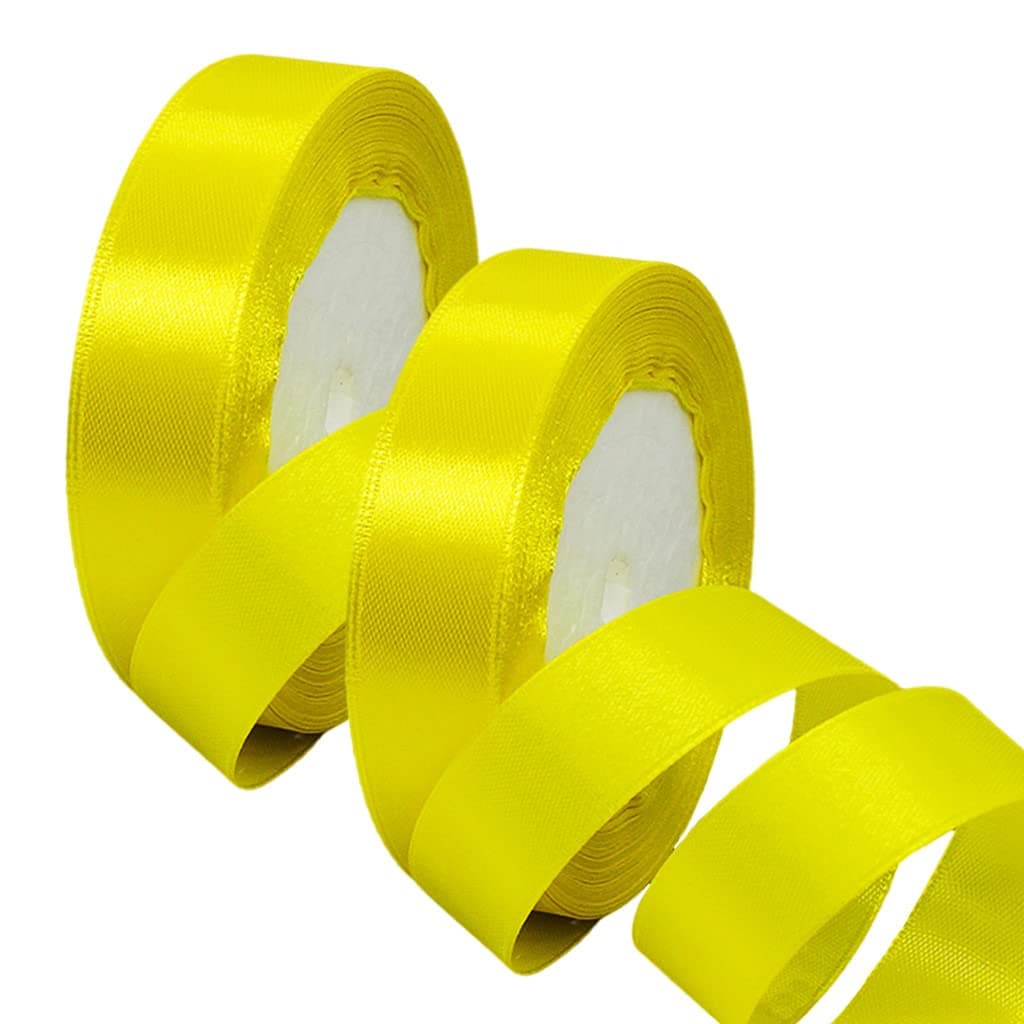 40mm Wide White Ribbon Thick Wedding Car Ribbon 22m, 1.5 inch Thick White Satin Ribbon for Gift Wrapping Wedding Car Christmas Birthday Cake Hair Bow Florist Bouquet Crafts Decorations — view 77