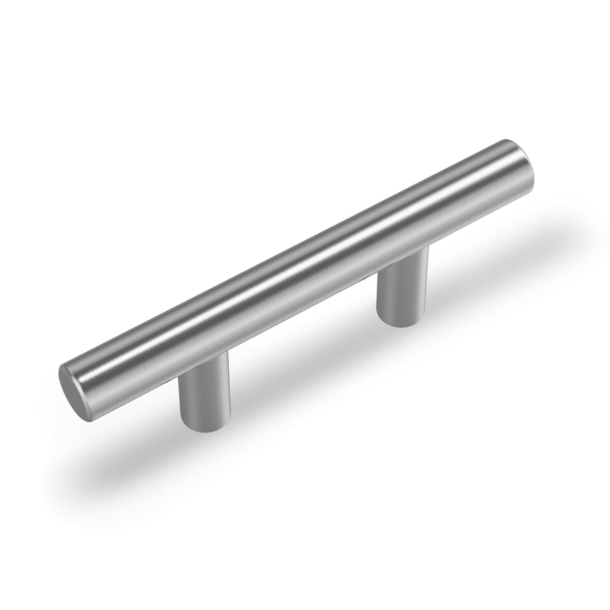 Goldenwarm Tiradores para muebles, tiradores de puerta, acero inoxidable, distancia entre orificios de 64 mm, modernos tiradores de cocina, cajones, armarios, 5 unidades