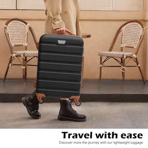 Coolife Luggage 3 Piece Set Suitcase Spinner Hardshell Lightweight TSA Lock — view 5