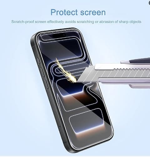 Ailun 3 Pack Screen Protector for iPhone 17 Pro [6.3 inch] with Installation Frame, Tempered Glass,Sensor Protection, Dynamic Island Compatible, Case Friendly [Not for iPhone 17/17 Pro Max/iPhone Air] — view 4