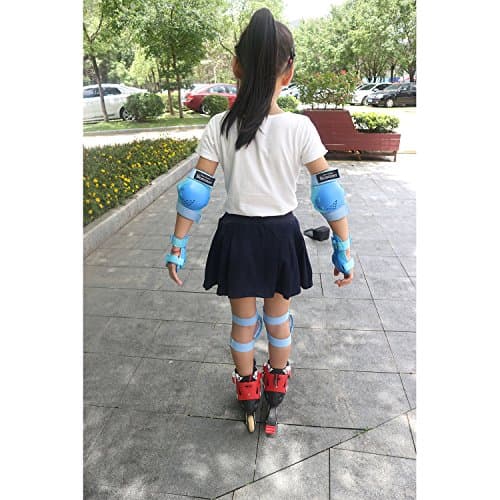 Kids/Youth Knee Pad Elbow Pads Guards Protective Gear Set for Roller Skates Cycling BMX Bike Skateboard Inline Skatings Scooter Riding Sports — view 4