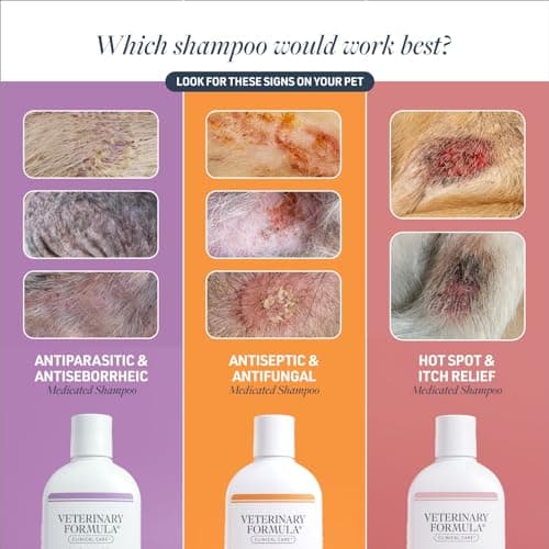 Veterinary Formula Clinical Care – Antiparasitic & Antiseborrheic Medicated Dog Shampoo – Supports Dry, Irritated Skin and Helps Soothe Occasional Itchy Spots – 16 oz — view 4