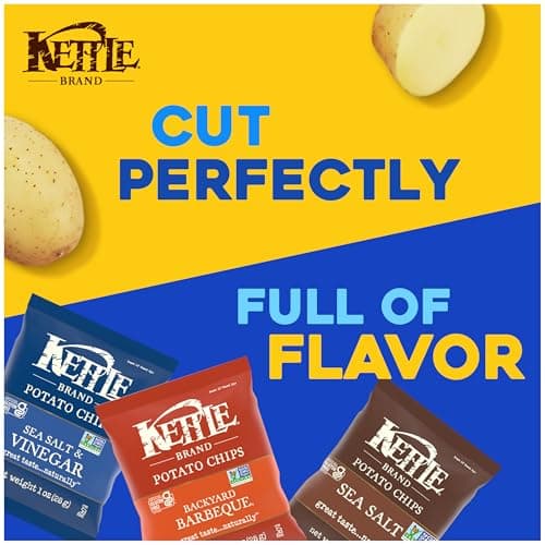 Kettle Brand Potato Chips Variety Pack, 1 Oz, 20 Ct — view 3