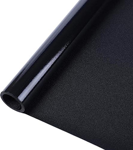 rabbitgoo Blackout Window Film for Privacy, Static Cling Sun Light Blocking Black Out Cover Room Darkening Window Tinting Film, for Day Sleeping Baby Nursery, 30x200cm, 11.8"x78.7", Matte Black