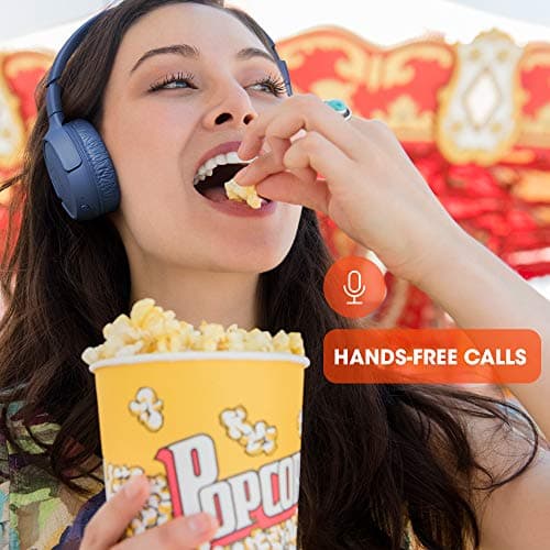 JBL Tune 510BT - Bluetooth headphones with up to 40 hours battery, microphone for call, foldable and comfortable, Android and iOs compatible (Rose) — view 5