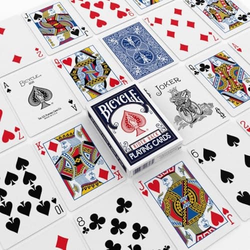 Bicycle Rider Back Playing Cards 2 Pack Poker Size Red and Blue — view 5