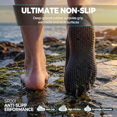 SEEKWAY Barefoot Water Shoes Women Men Quick-Dry Aqua Scoks Beach Swim Pool Lake Non-Slip | Surfing Kayaking Cruise Camping Accessories River Hiking — view 4
