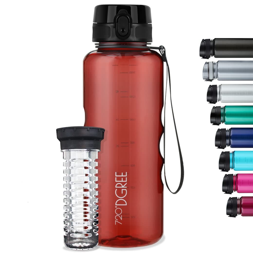 720°DGREE Botella de agua uberBottle – 1,5 litros, 1500ml | Novedosa botella deportiva | Sin BPA | Ideal para niños, fitness, deportes, fútbol, guardería, escuela, pequeños, antigoteo — view 127