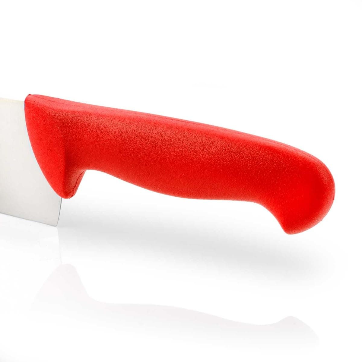 Arcos Cheferie 2900 Knife – 10" Nitrum Stainless Steel Blade with Red Polypropylene Handle – Silver Hygiene – Food Coloregurity Identification System (7 inches). Series 2900. — view 5