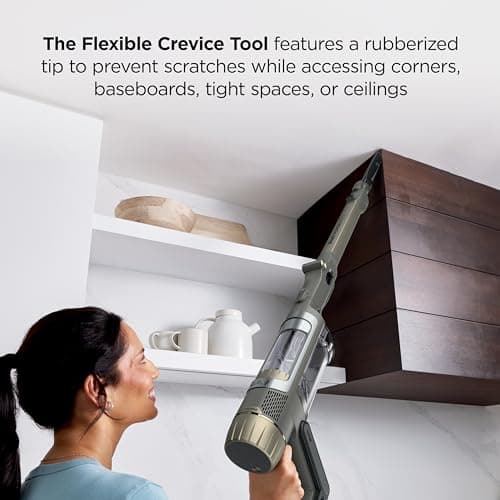 Shark PowerDetect Pet Plus Clean & Empty Cordless Stick Vacuum & Auto-Empty System | Powerful Suction | HEPA | Carpet & Hard Floor | Portable Stick Vacuum for Pet Hair | 70-Min Runtime | Gray | IP3253 — view 8