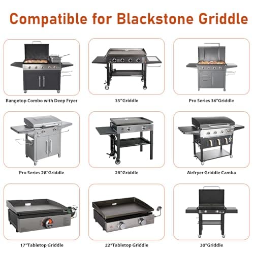 Whaleme Grease Cup Liners Compatible with Blackstone Griddle 5017 - Griddle Accessories Disposable Grill Tray, Aluminum Foil Drip Pan Grease Catcher Cup Liner for 17, 22, 28, 36 Inch, 12 Pack — view 2