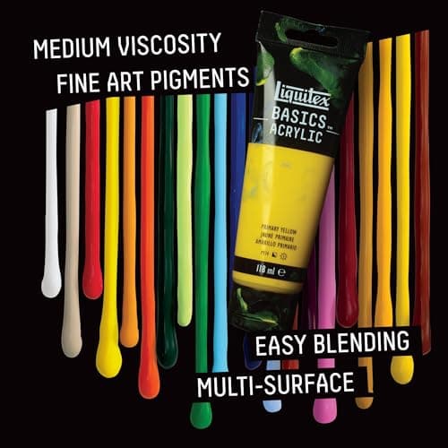 Liquitex BASICS Acrylic Paint, 4-oz tube, Blue Gray — view 3