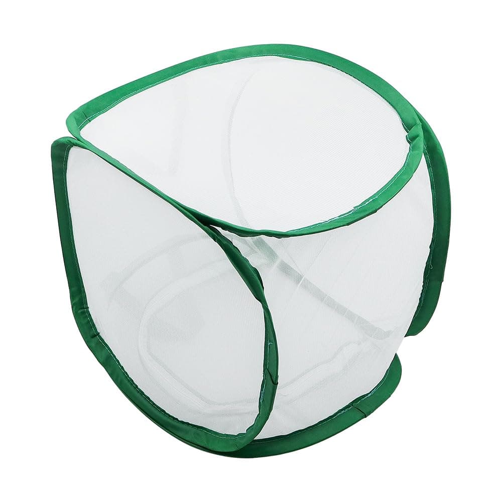 POFET Insect Butterfly Garden Mesh Net Cage, Transparent Small Perching Butterfly Cage,Collapsible Pop-up Insect House (30 x 30 x 30cm) — view 3