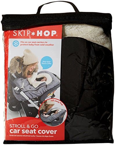 Skip Hop Winter Car Seat Cover, Stroll & Go, Black — view 2