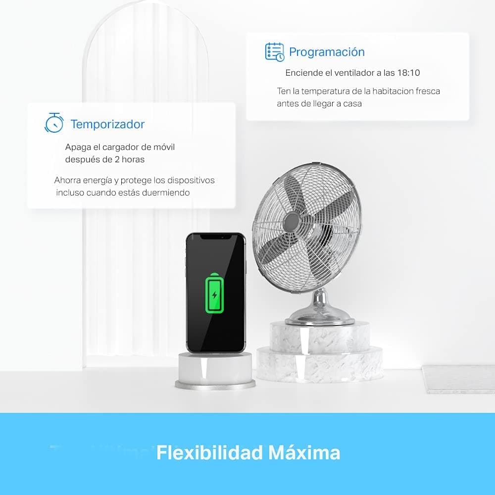Tapo P110 (4 paquetes) – Mini enchufe inteligente Wi-Fi (con monitoreo de energía), programación encendido/apagado, ahorro de energía, compatible con Alexa y Google Home — view 5