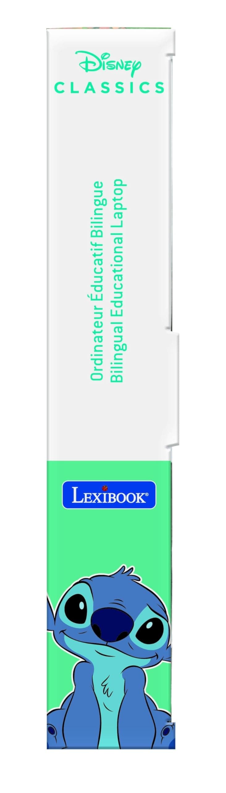 Lexibook, Disney Stitch, Ordenador Educativo bilingüe en inglés/español, 124 Actividades de lenguaje, Escritura, matemáticas, lógica, música y Juegos, para niños y niñas, JC598Di2 — view 8