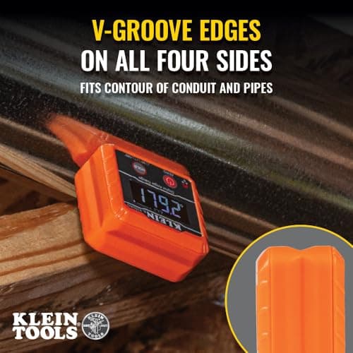 Klein Tools 935DAG Digital Electronic Level and Angle Gauge, Measures 0 - 90 and 0 - 180 Degree Ranges, Measures and Sets Angles — view 4