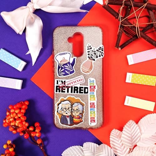 BulbaCraft 100Pcs Funny Retirement Stickers and Laptop Decals - Retirement Party Supplies, Gifts for Women & Men — view 5