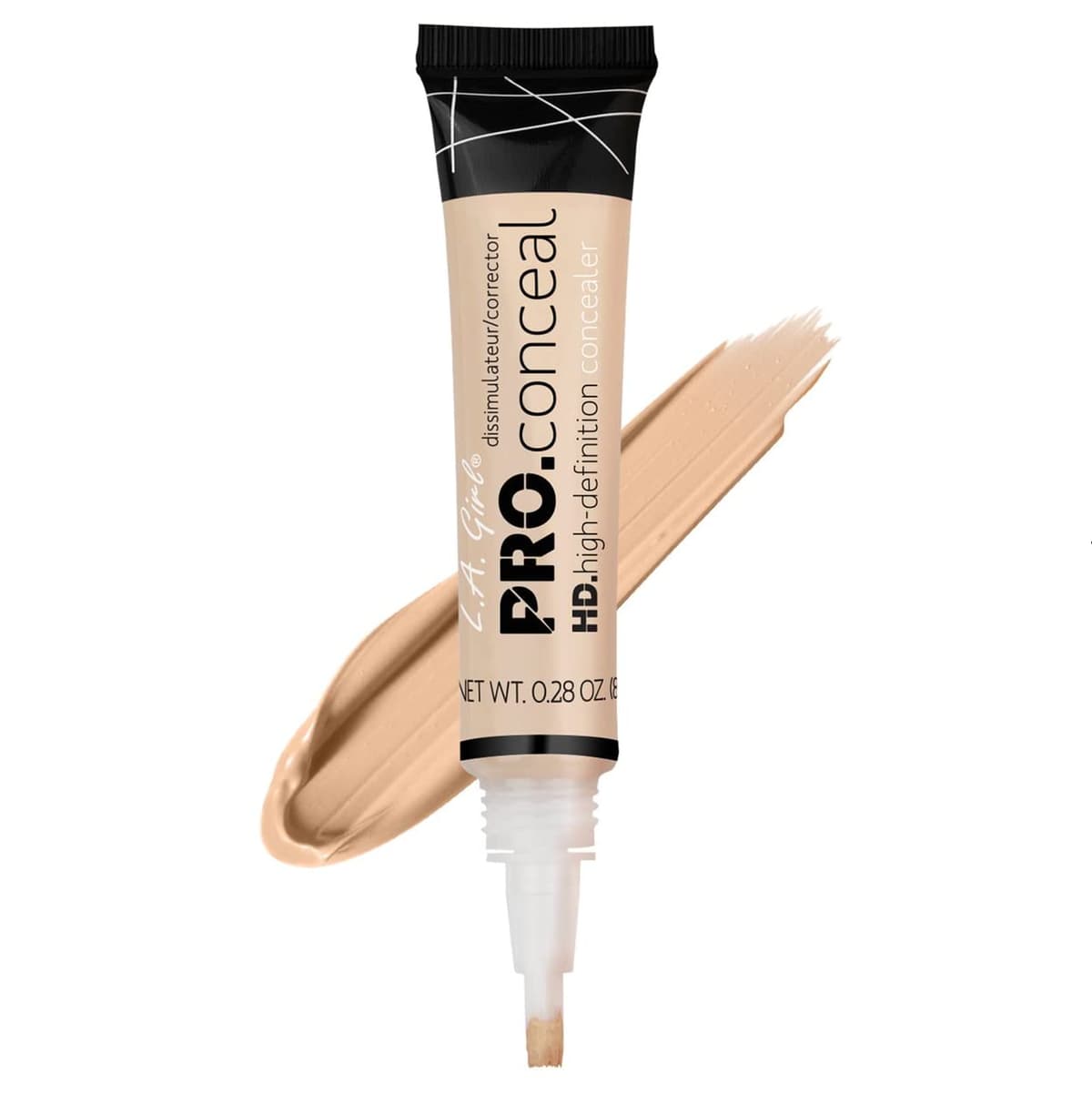 L.A. Girl - Corrector HD Pro Conceal | Cobertura completa | Aspecto natural | Minimiza líneas finas | Resistente | Larga duración, Light Yellow, 8 g — view 22