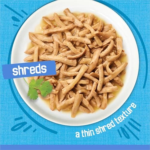 Purina Friskies Wet Cat Food, Shreds With Ocean Whitefish & Tuna in Sauce - 5.5 oz. Cans (Pack of 24) — view 3