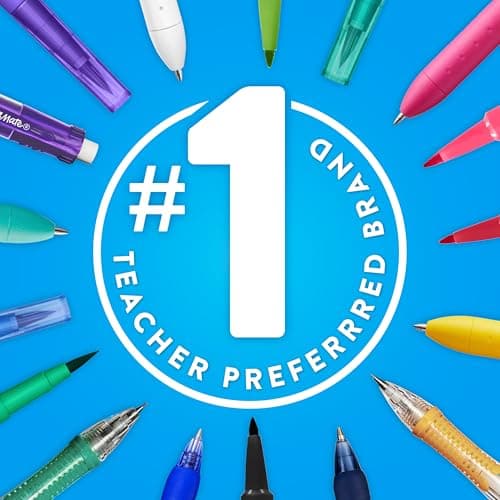 Paper Mate Flair Felt Tip Pens, Medium Point (0.7mm), 12 Count - For Arts & Crafts, Note-Taking, Journaling, School Supplies for Teachers & Students — view 6