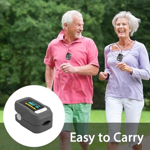Finger Pulse Oximeter Blood Oxygen Monitor OLED display For Adults and Children, Household Blood and Oxygen Machine — view 5